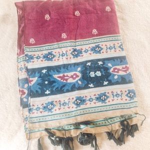 Old Navy boho purple scarf